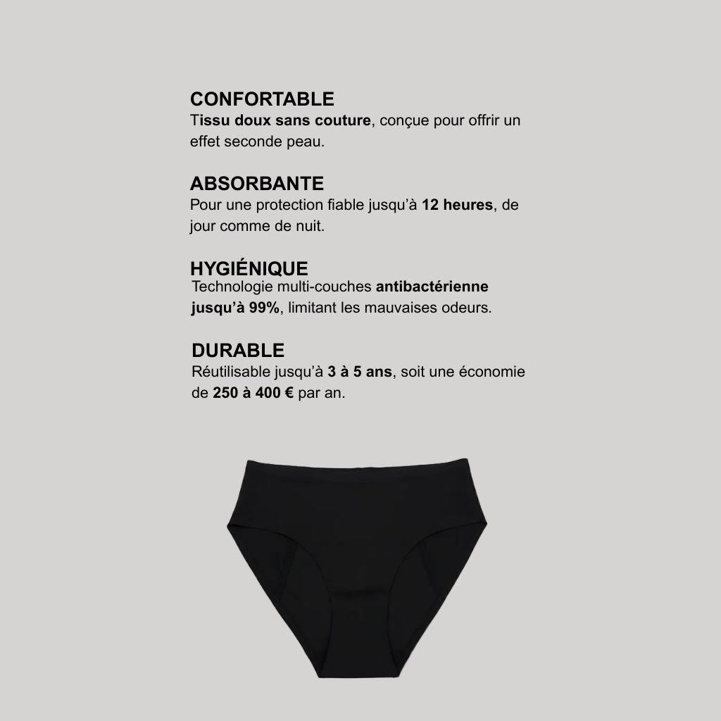 Larègle - La Culotte Menstruelle Confort+