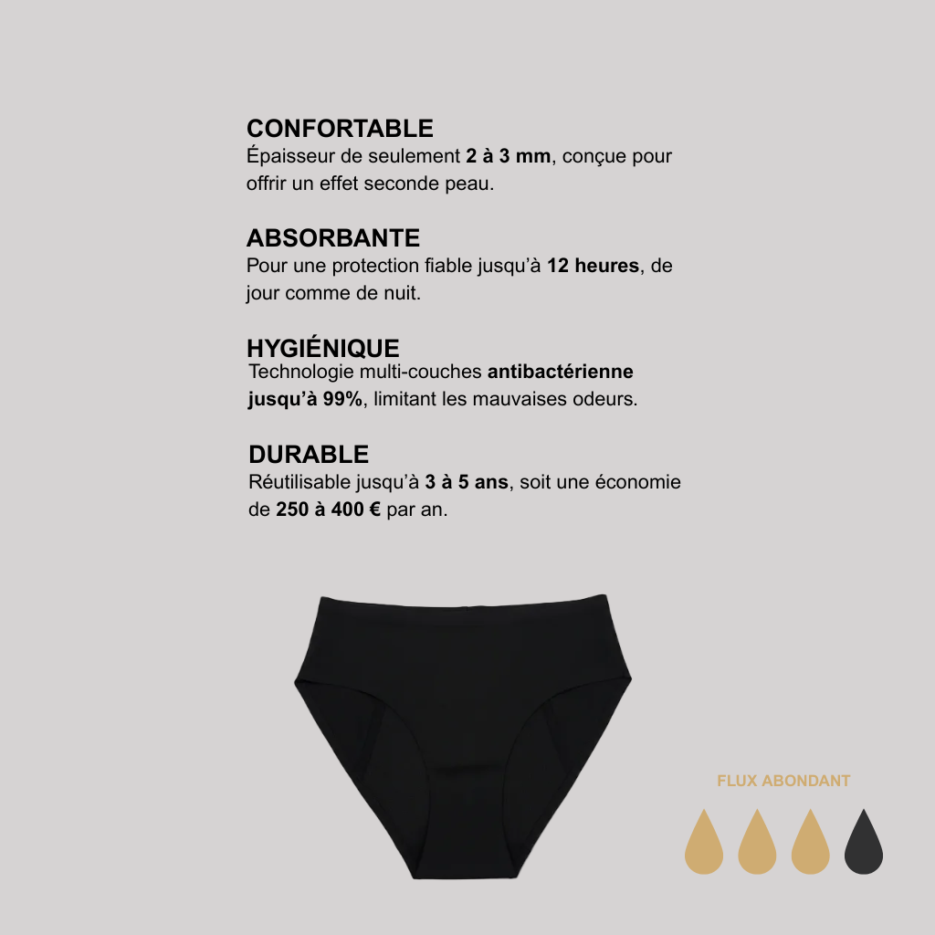 Larègle - La Culotte Menstruelle Confort+